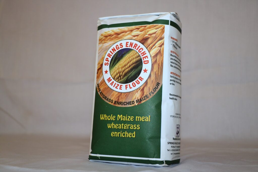 Wheatgrass Enriched Maize Flour
