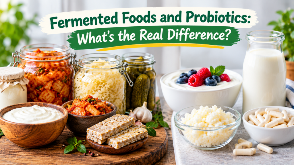 Fermented Foods and Probiotics: What's the Real Difference?
